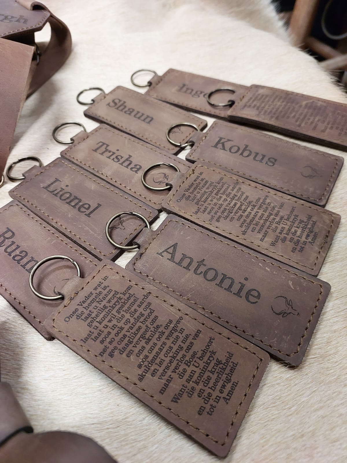 Double Sided Keyring